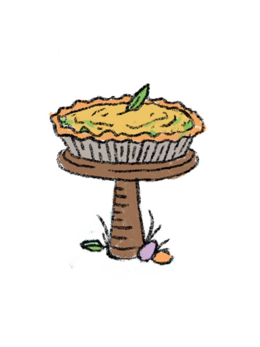 Spinach, Herb & Goat Cheese Quiche