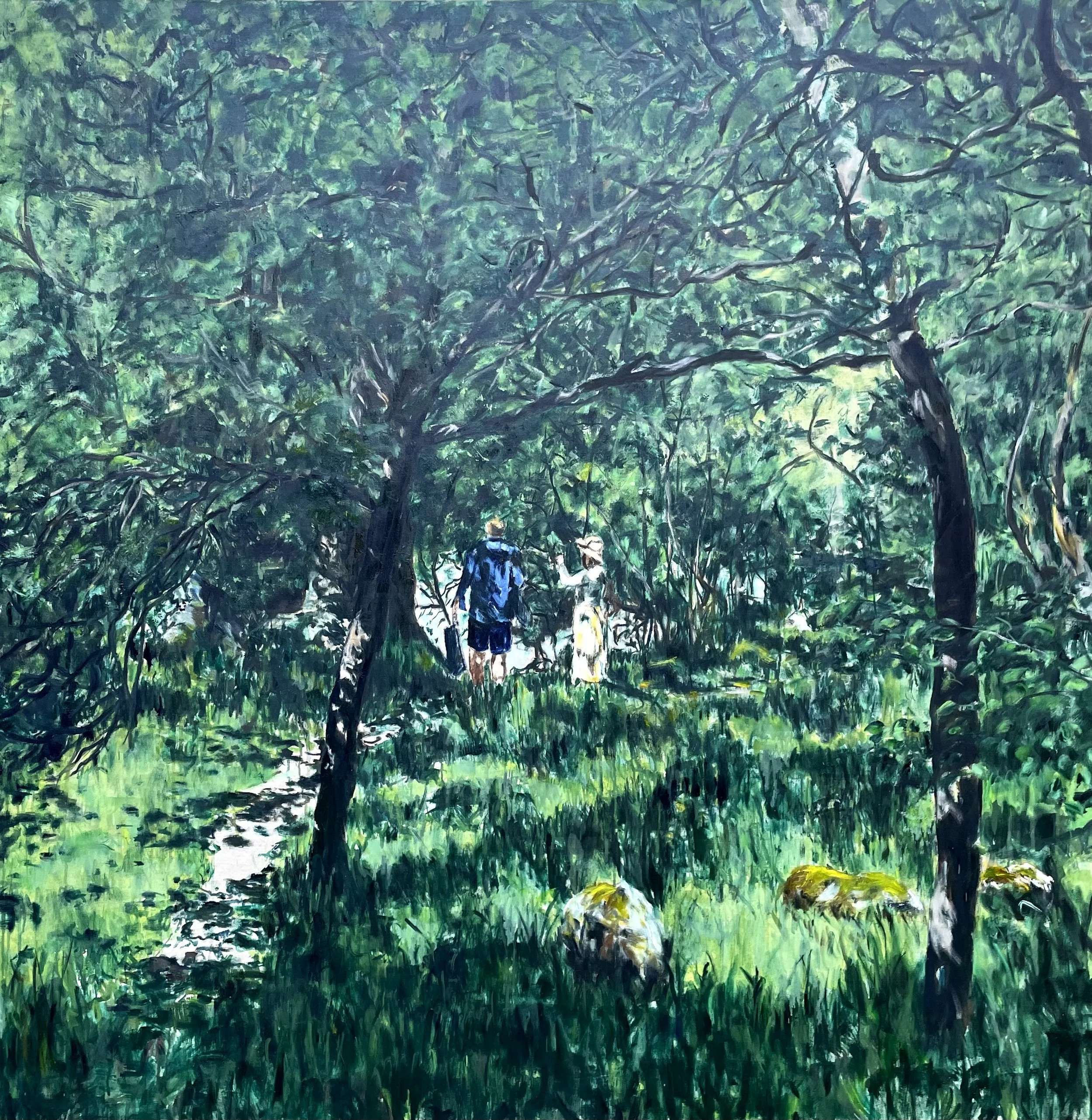 Photo. Oil on linen. 140 x 140cm.