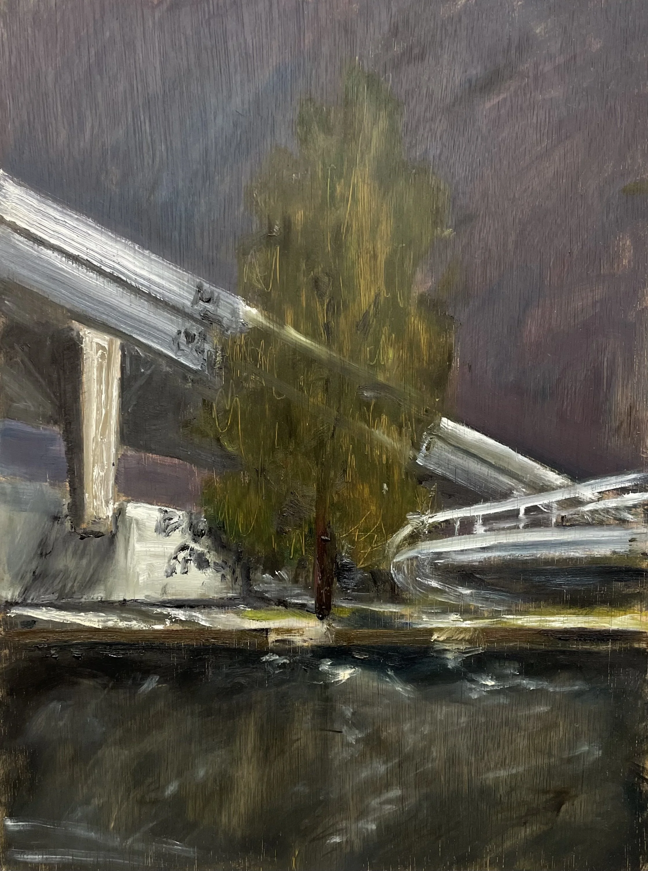 Day Trees / Night Trees. 42cm x 30cm.