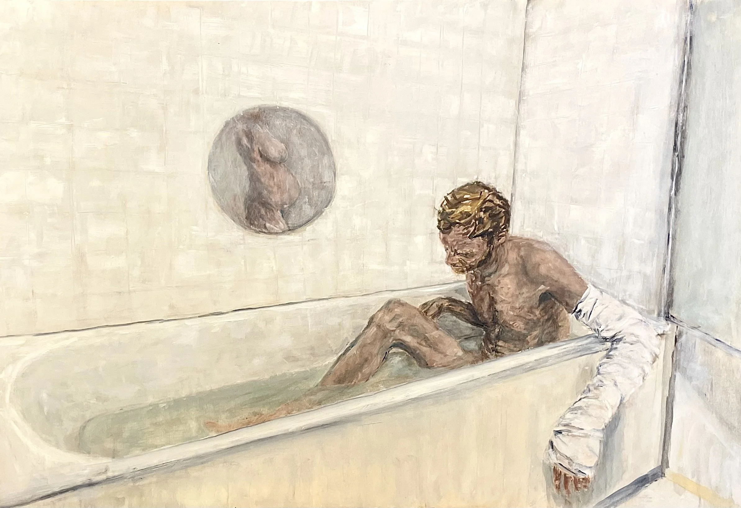 The Family. Oil on board. 90 x 60cm.