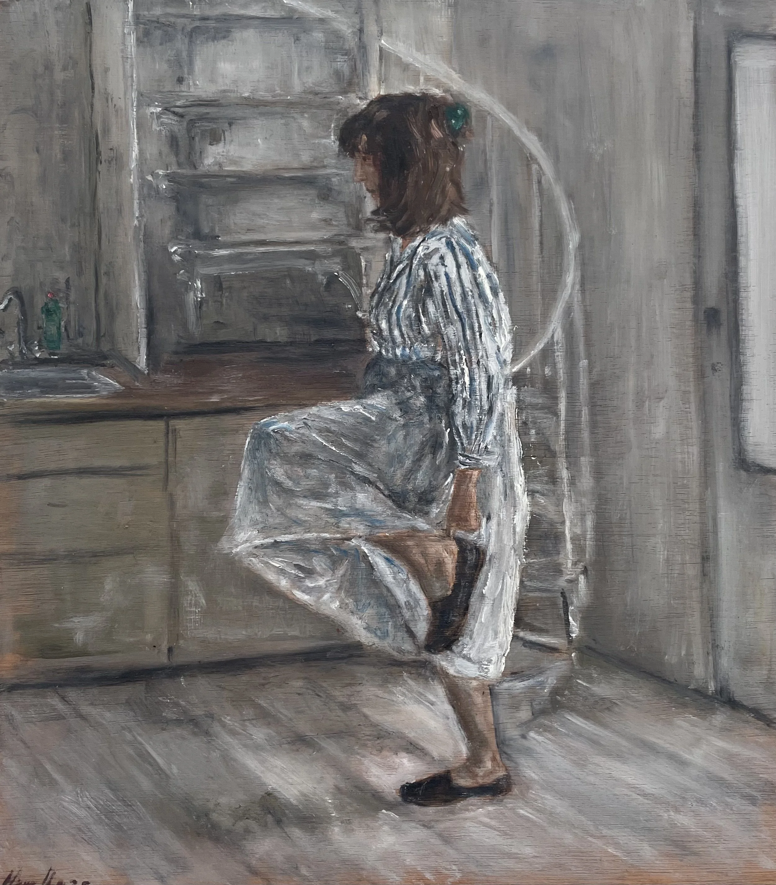 Six Months. 42 x 37cm.