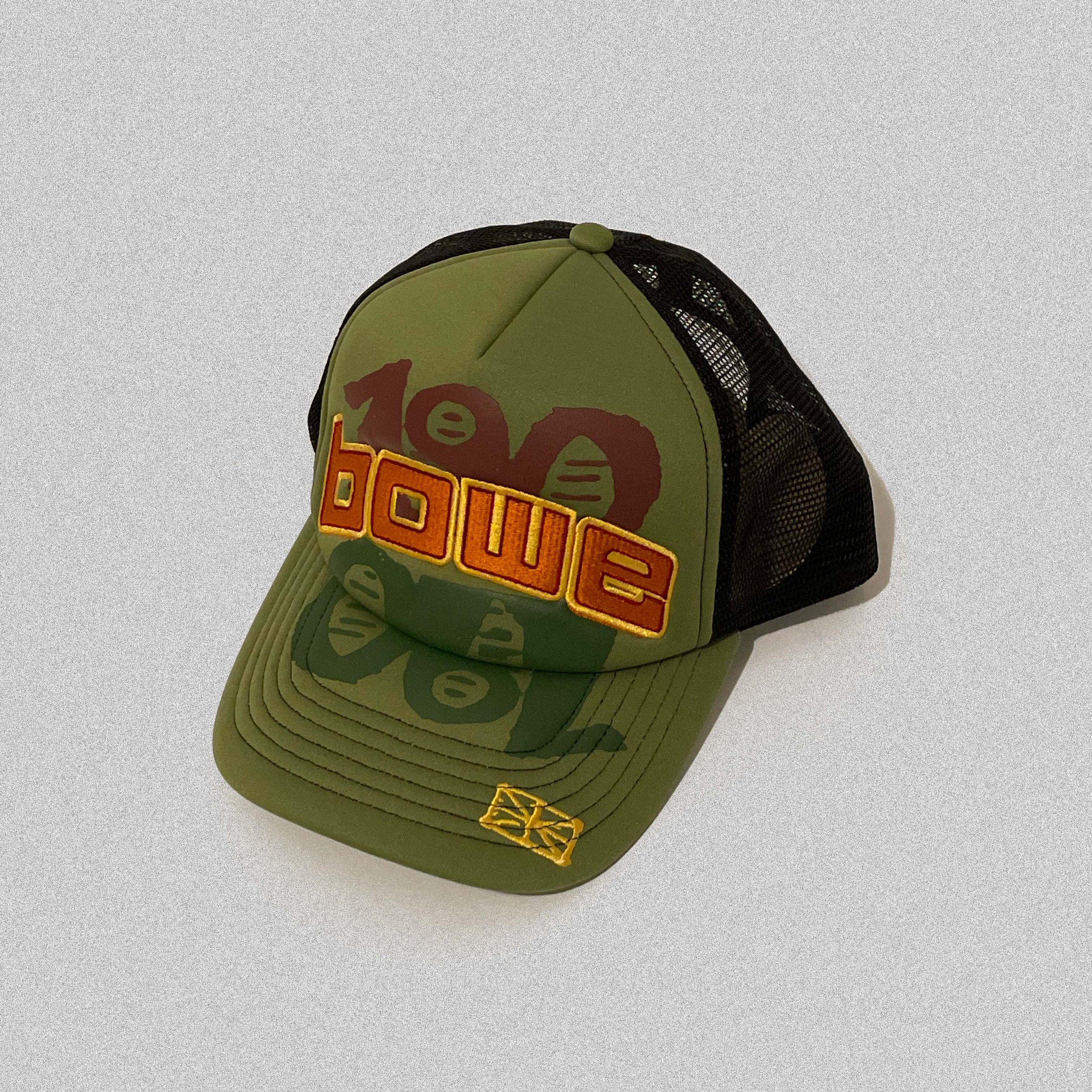 BOWE 190 GREEN TRUCKER HAT