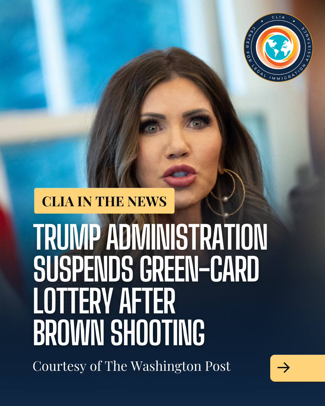 In the Press: Trump administration suspends green-card lottery after Brown shooting