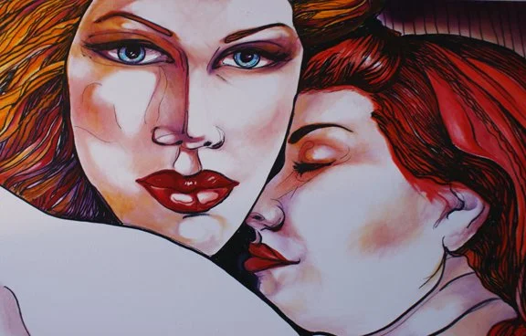 Detail from painting...Elizabeth's eyes draw you in.....