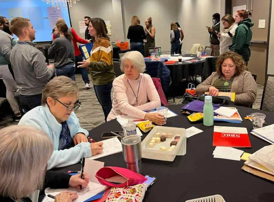 DKG Illinois members together at an event