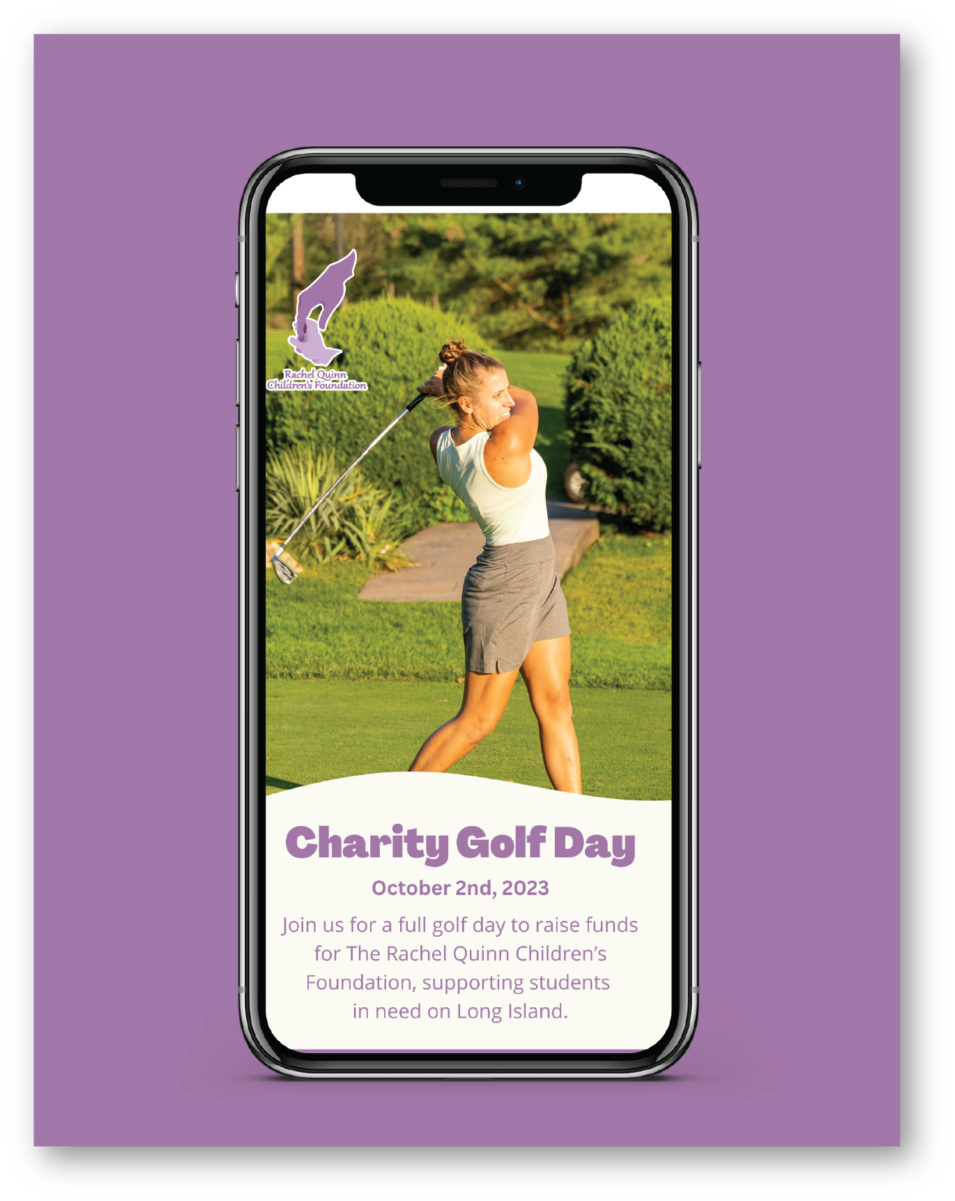 Event pages to sell tickets for fundraisers. 