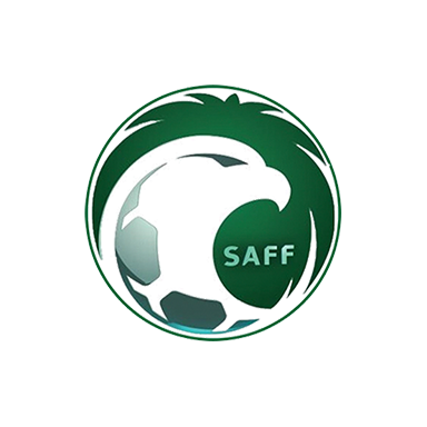 Logo of the South African Football Federation (SAFF) featuring a white eagle head and a soccer ball in green and white with the letters 'SAFF' inside the ball.