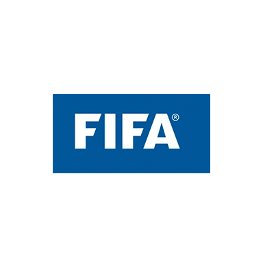 FIFA logo displayed on a black background.