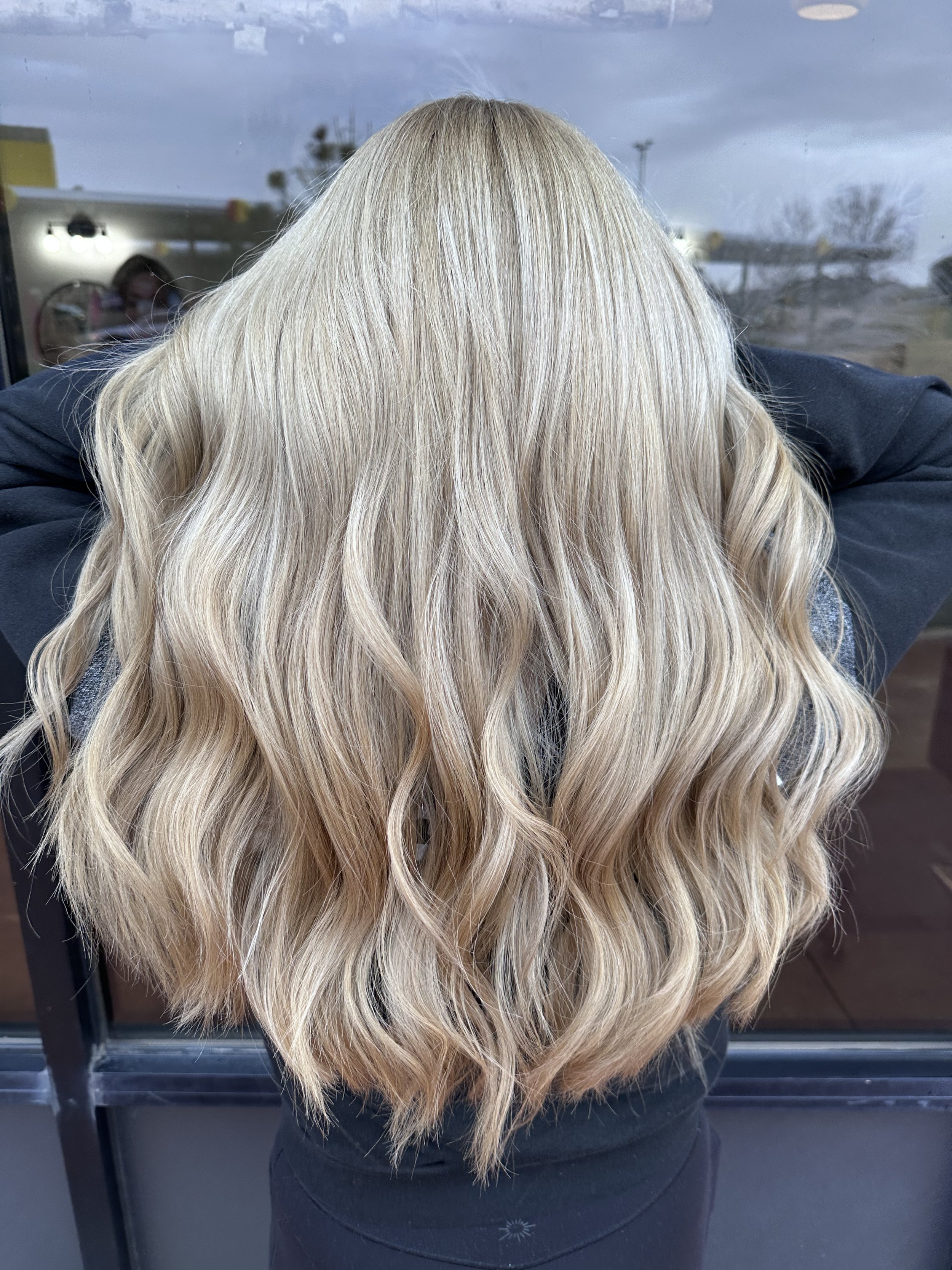 Color correction blonde hair