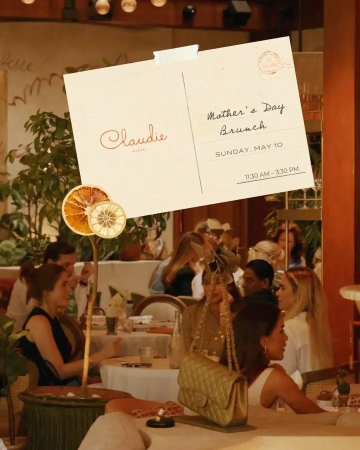 Celebrate Mother&rsquo;s Day at CLAUDIE with an exclusive Riviera-inspired brunch, thoughtfully crafted and designed to be savored on Sunday, May 10 from 11:30 AM to 3:30 PM, reserve your table now. ✨
