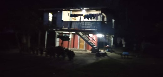 Solar night life in Pidia Village Solar mini Grid site in AROB
