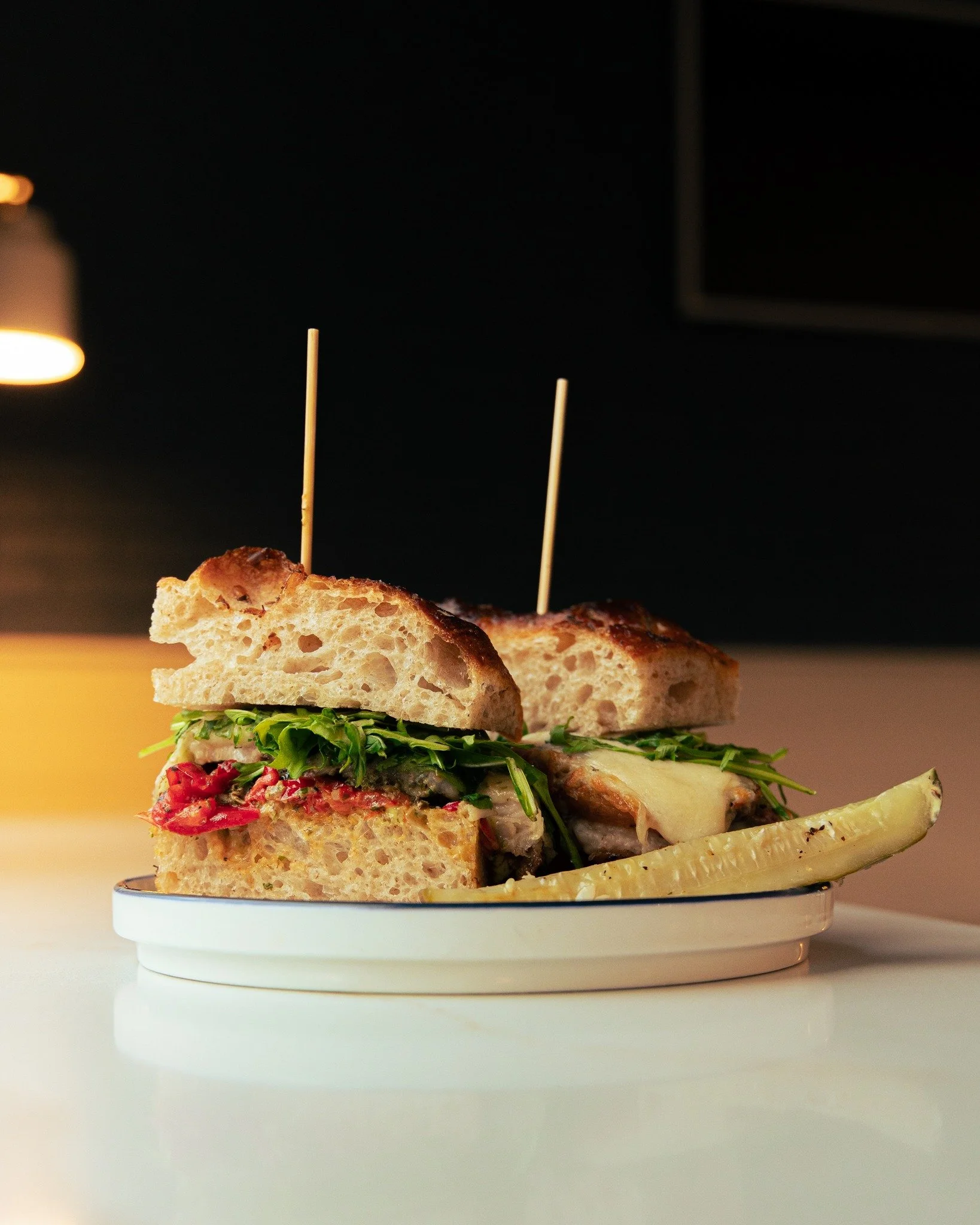 ✶PORCHETTA SANDWICH SPECIAL✶

try one of our newest lunch specials!

porchetta, red pepper, pesto aioli, arugula, mozzarella, served on fresh homemade focaccia.

(available daily from 7pm-3pm, Sundays from 8am-2pm)