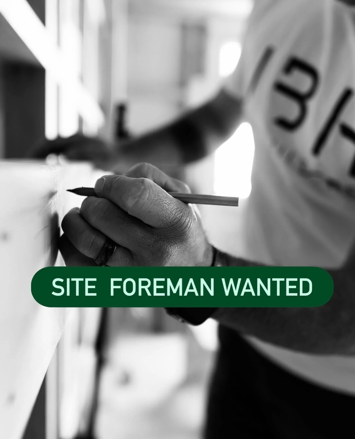🚧 WE&rsquo;RE HIRING &ndash; SITE FOREMAN / SITE MANAGER 

JBH Builders is on the lookout for an experienced Site Foreman / Site Manager to join our team, working on large-scale, high-end residential projects.

What we&rsquo;re looking for:
🔹 Prove