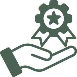 Geometric drawing of an outline square with sections divided by vertical, horizontal, and diagonal lines.