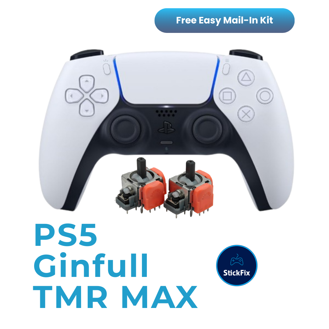 PS5 Controller: Ginfull TMR MAX Joystick Installation Service