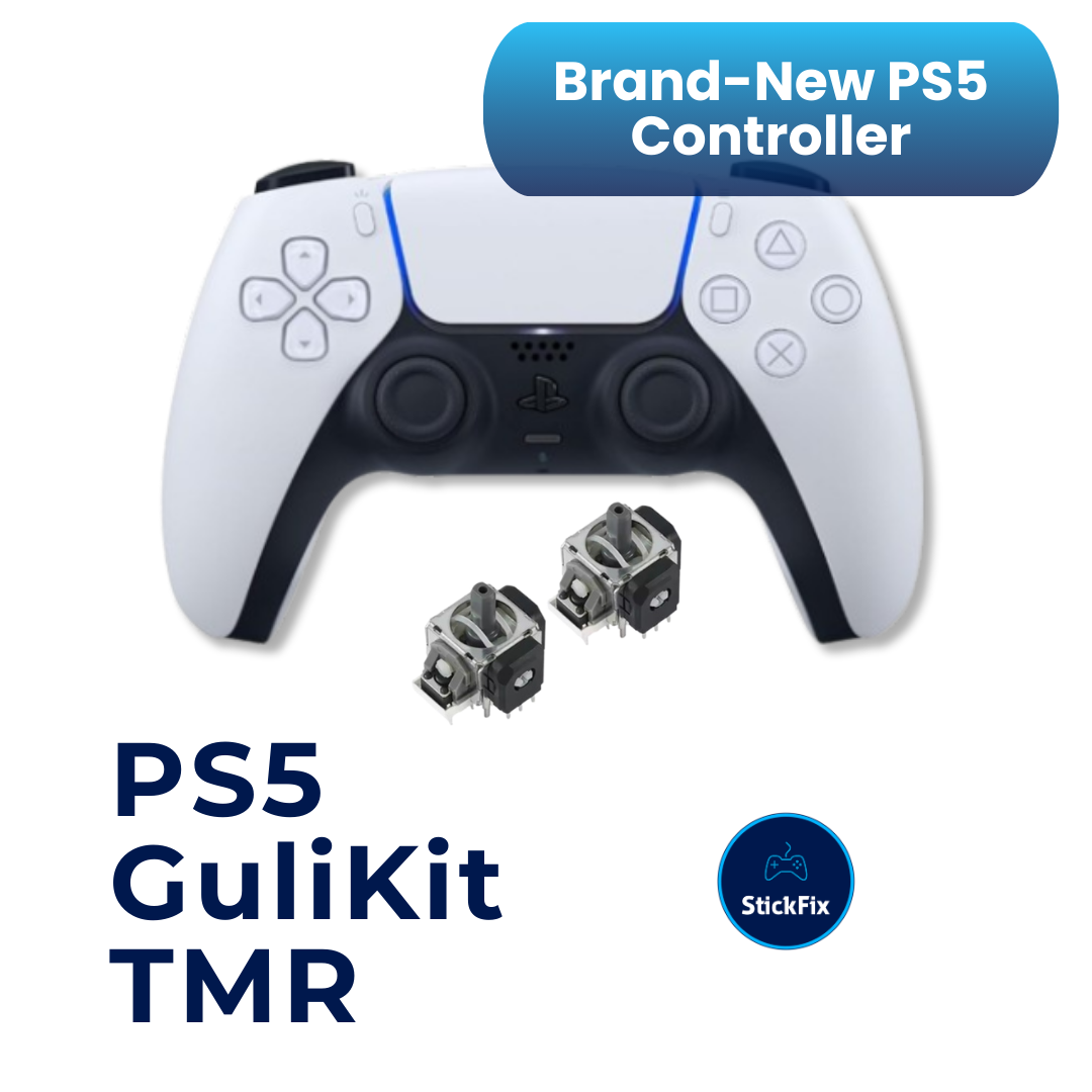PS5 Controller w/ GuliKit TMR Joysticks