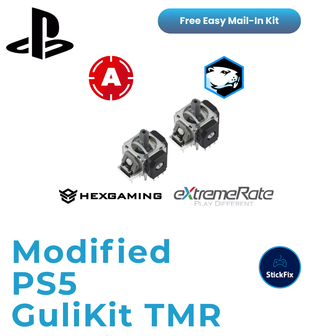 Modified PS5 Controller: GuliKit TMR Joystick Installation Service