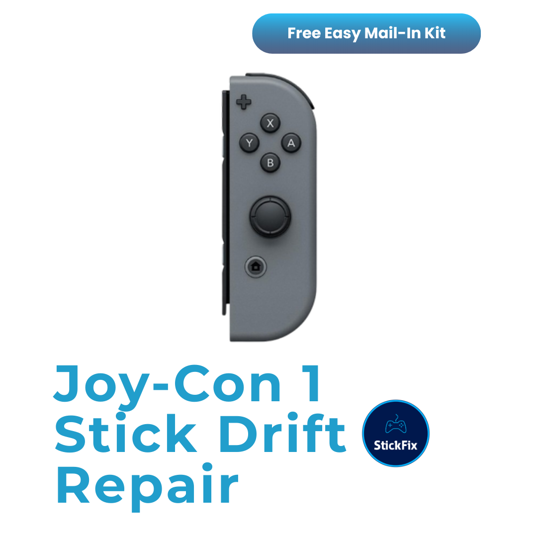 1x Nintendo Switch Joy-Con 1 Controller: Stick Drift Repair