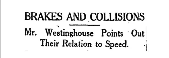 Brakes and Collisions 