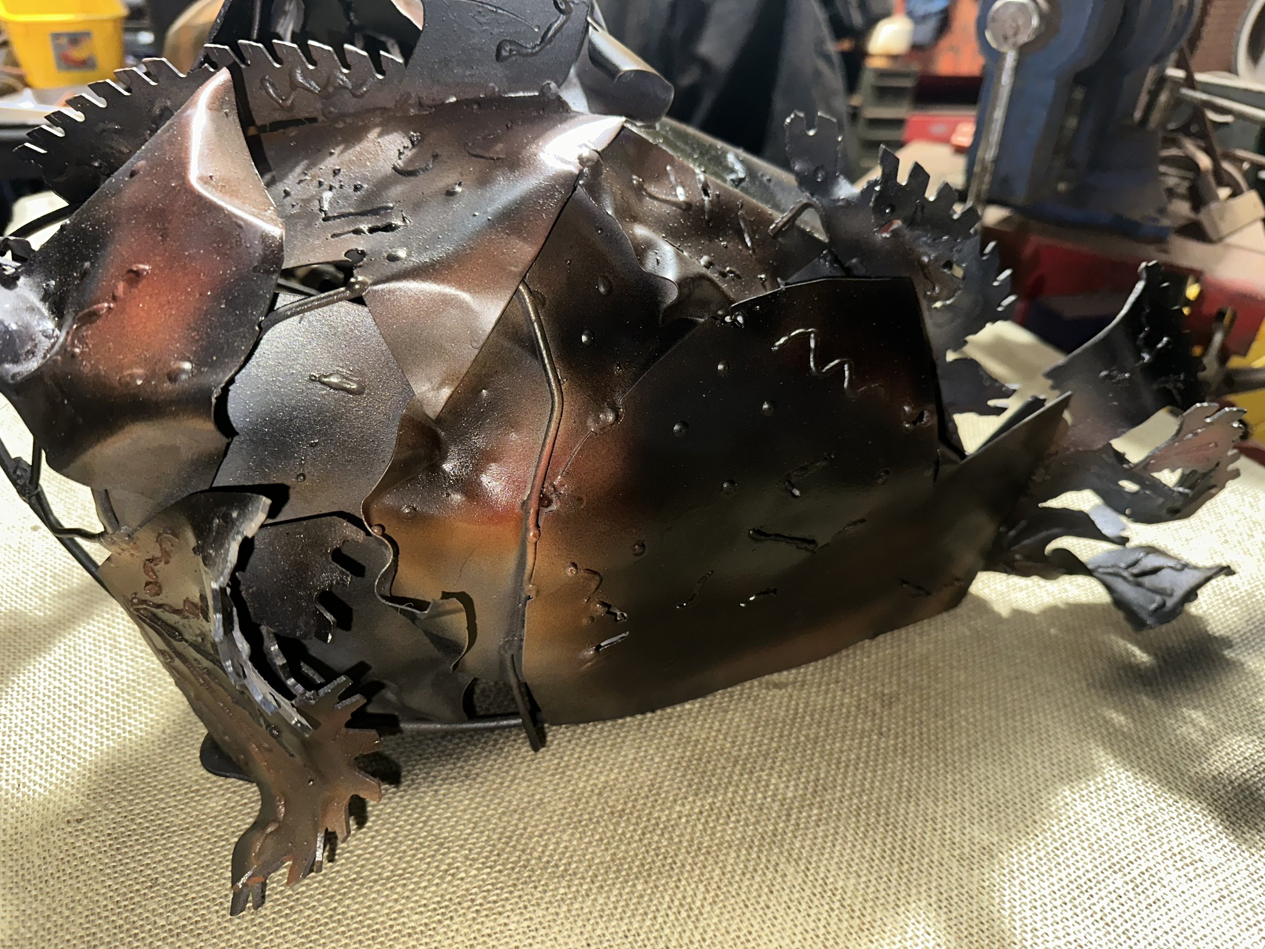 Angler Fish Lamp - In progress
