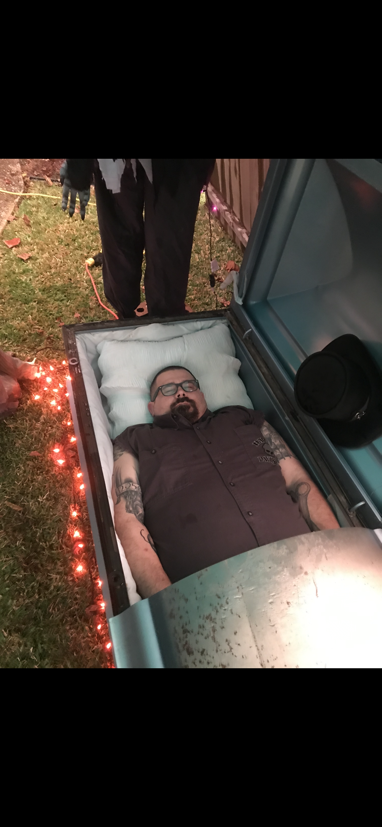 I will rest when I am dead!
