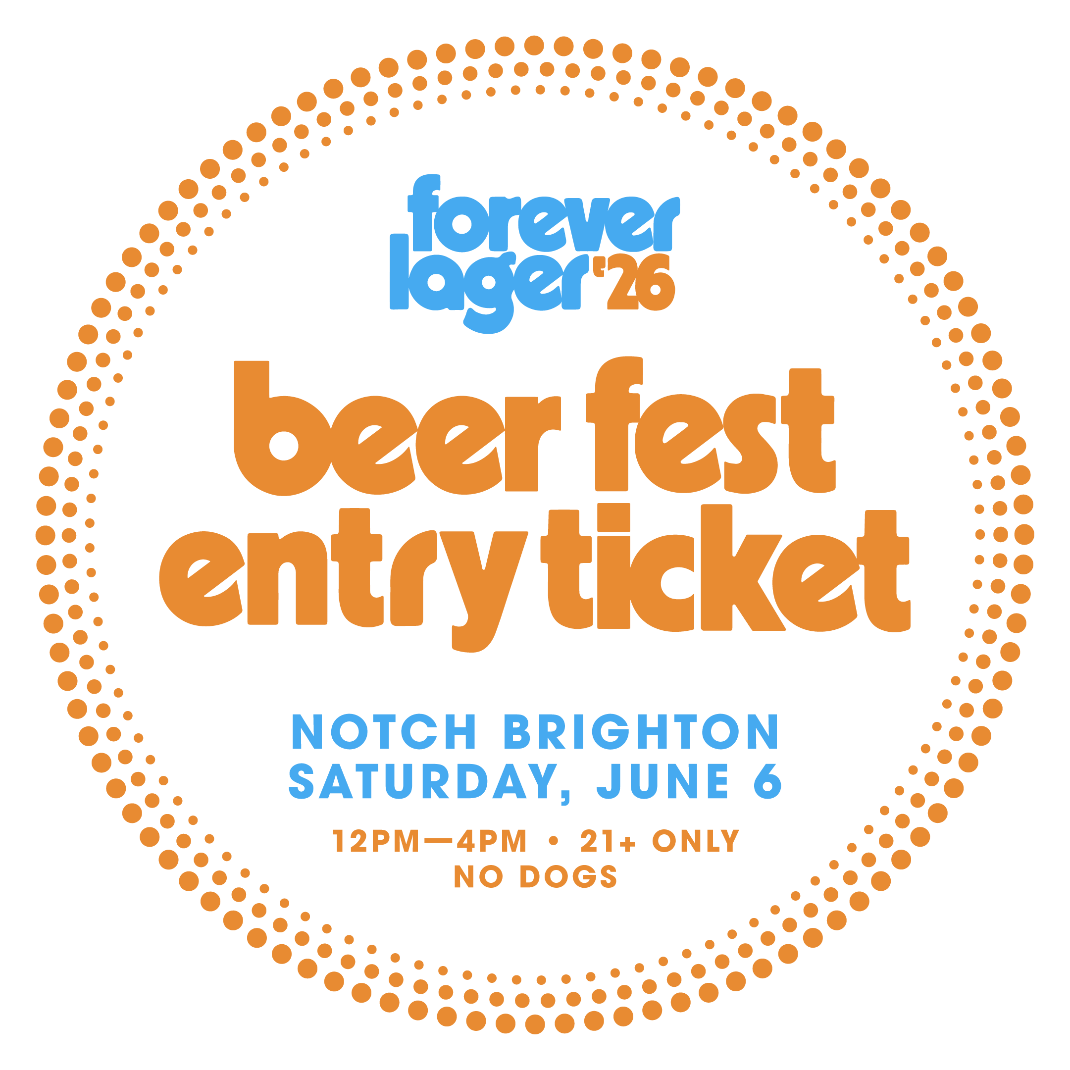 Beer Fest Entry Ticket