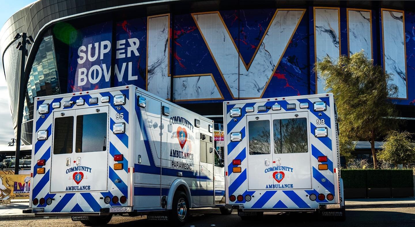 Ever wondered what it takes to be the EMS providers for the first-ever @nfl Super Bowl in @vegas at @allegiantstadium?

⏰ Countless hours of preparation
📝 Hundreds of hours of planning
🩺 Additional providers on standby
🚑 More ambulances on the roa