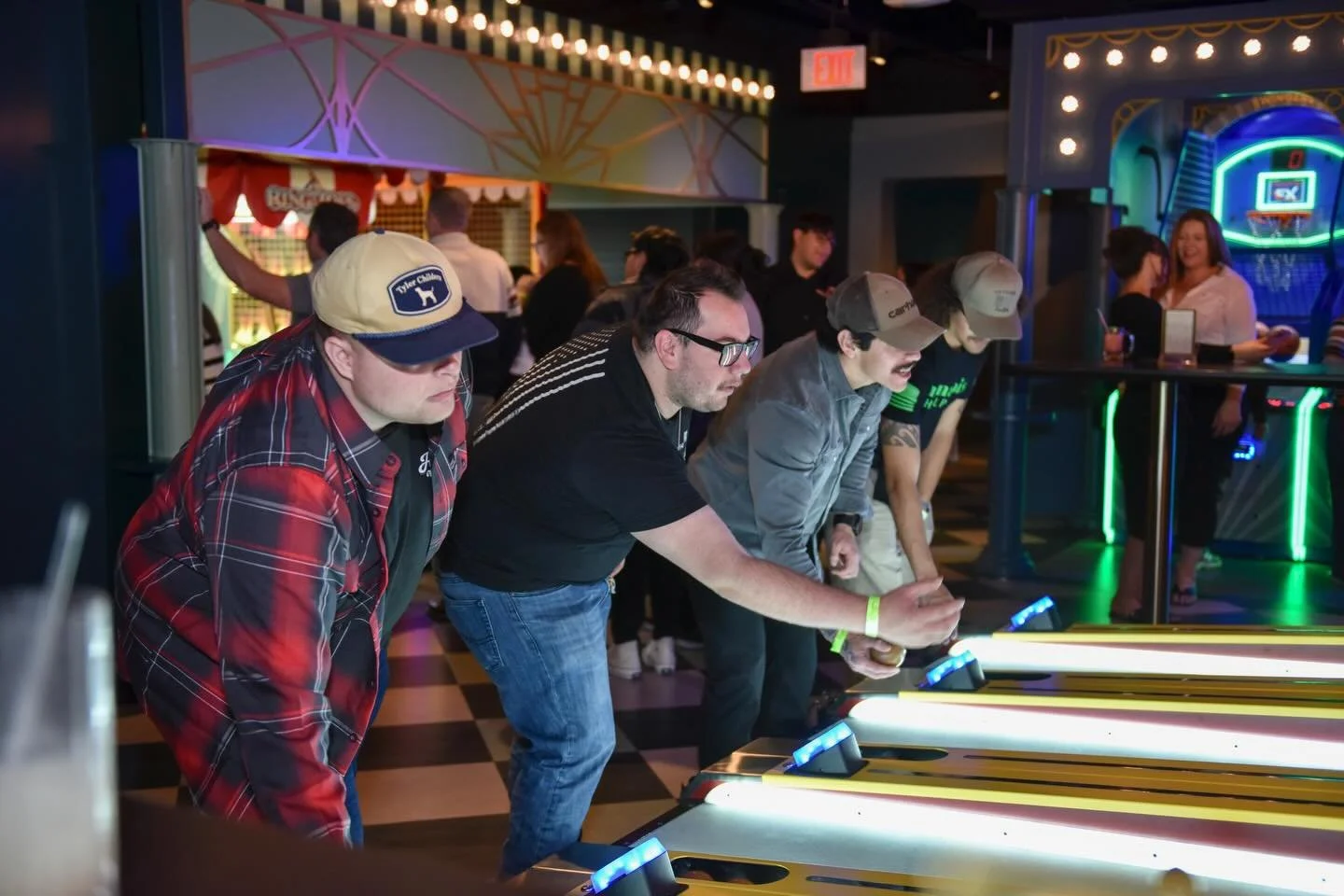 Our annual holiday party was a small way to say thank you to the heart of our company&hellip;our employees. We shared an evening at @swingersus with good food, mini golf, and a bit of carnival fun. All taking a moment to connect and celebrate the peo