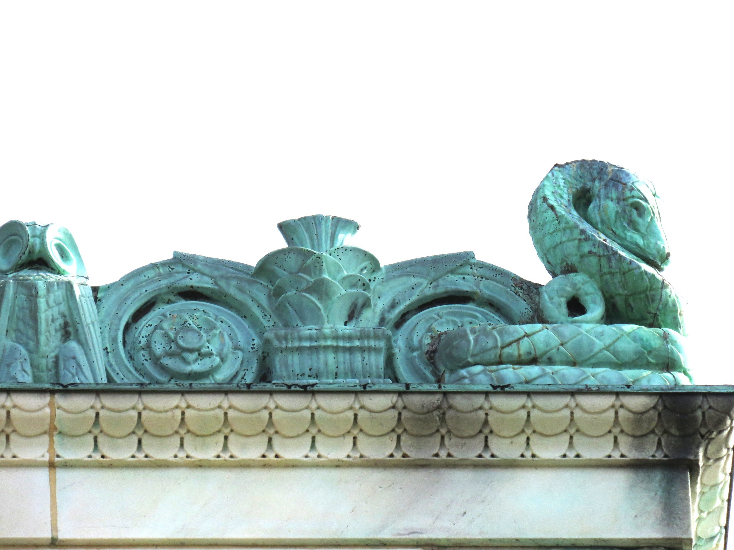 Cheneau with Owl and Cobra