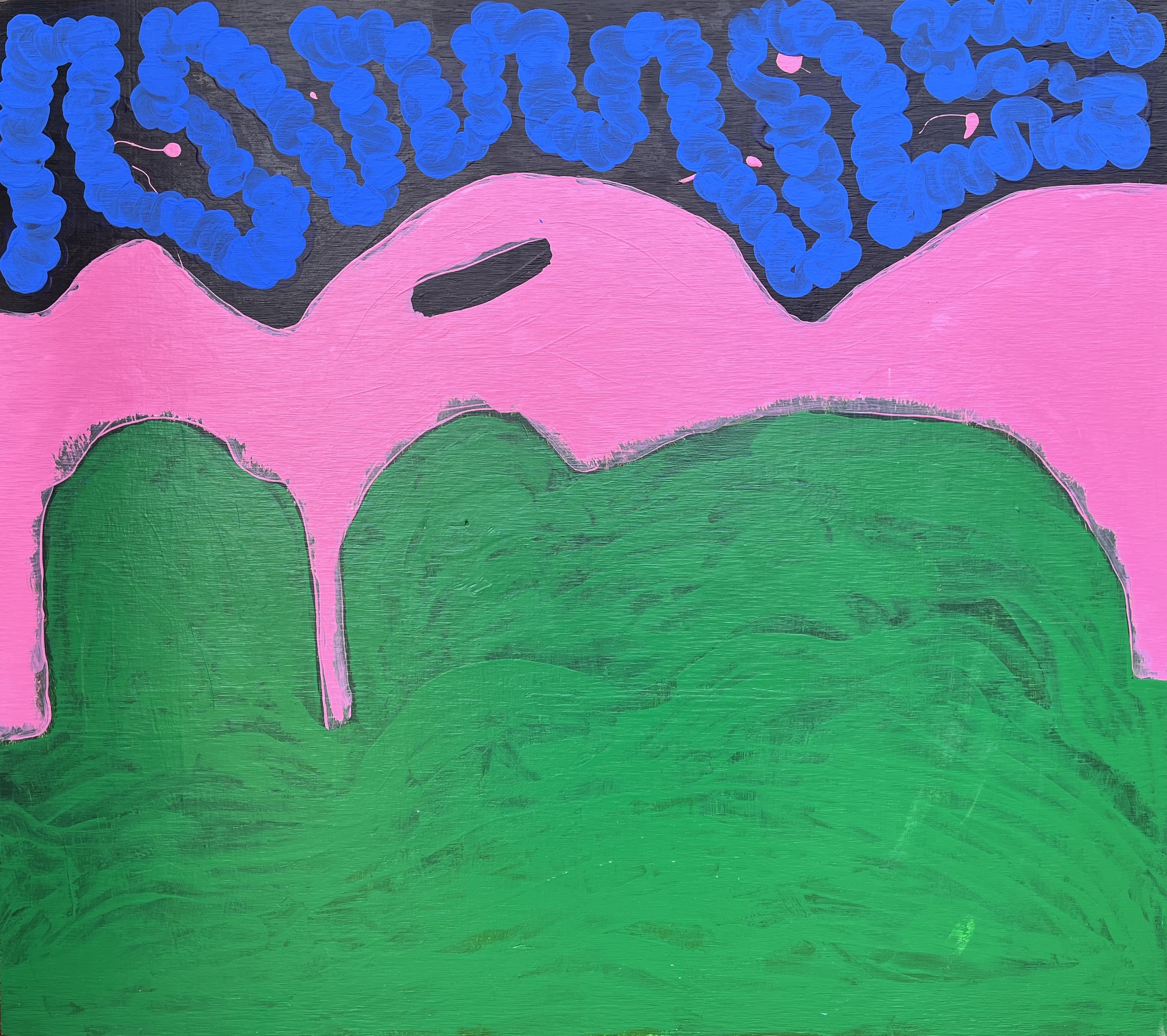 "Sunset" Acrylic on Wood 24"x24" 