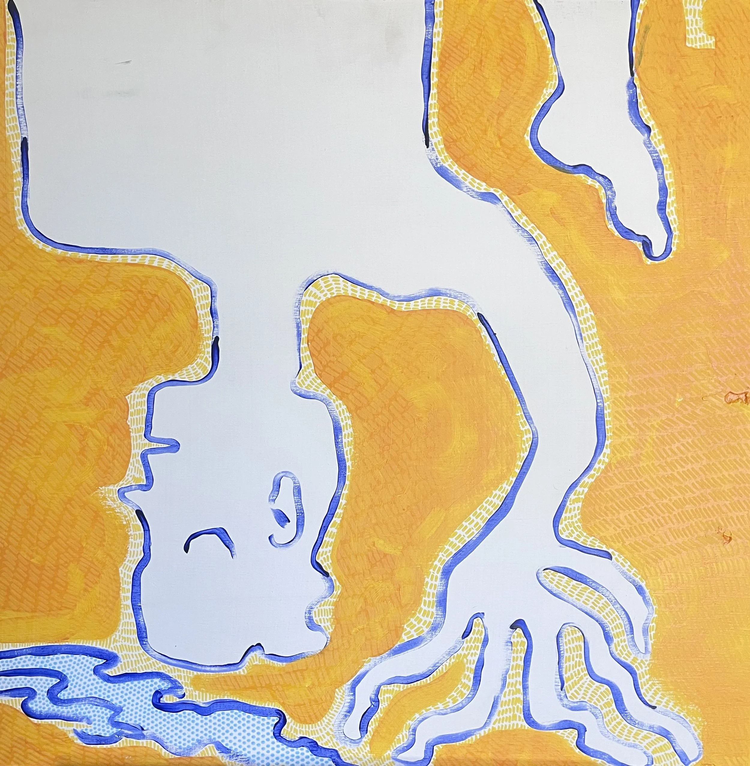 "Upside Down" Acrylic on Wood 24" x 24"