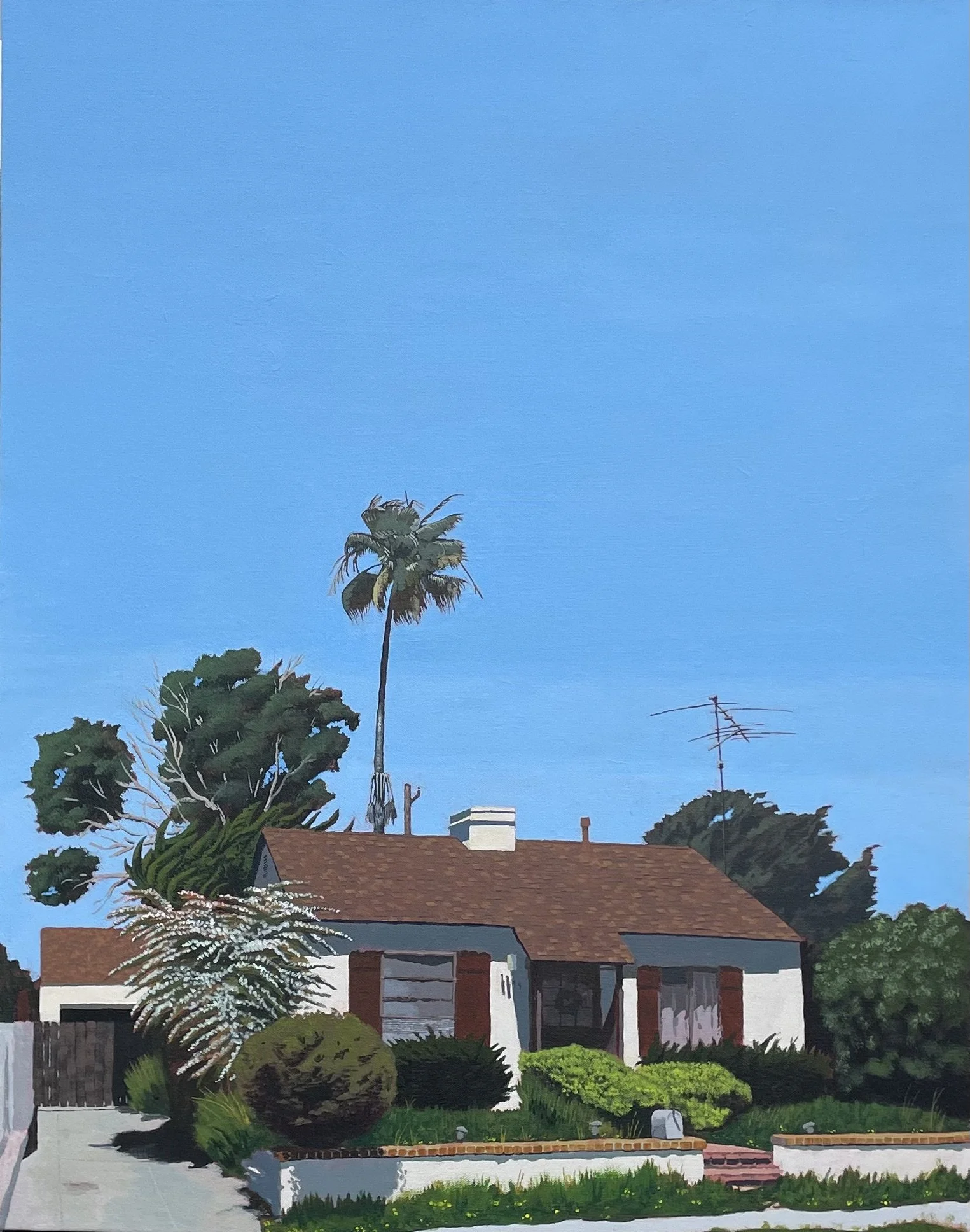 "Beryl", 24x30'' Acrylic on canvas. 
June 2024