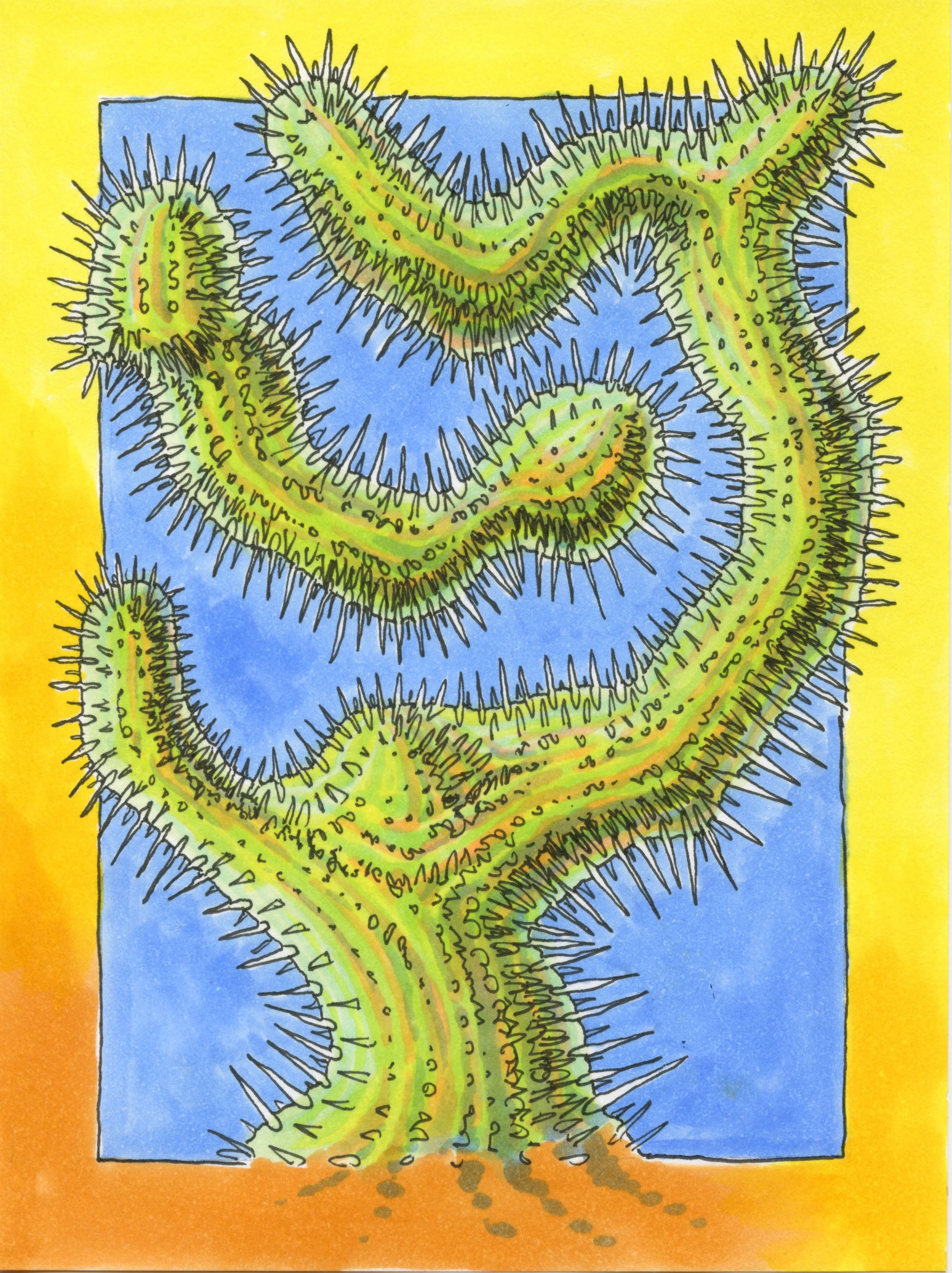 Abstracti, pen & ink on card stock.
September 2025
