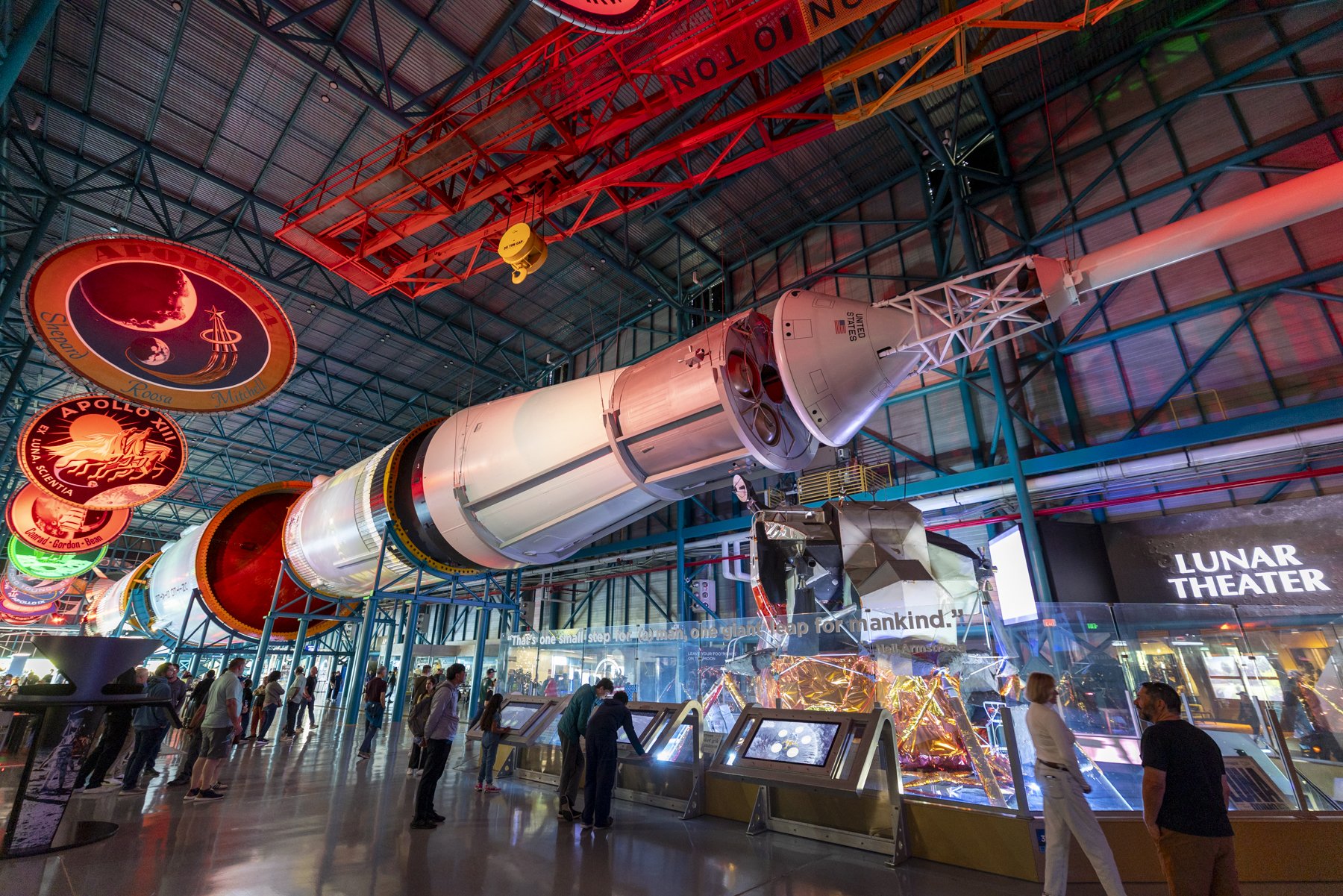 Pointy end of the Saturn V