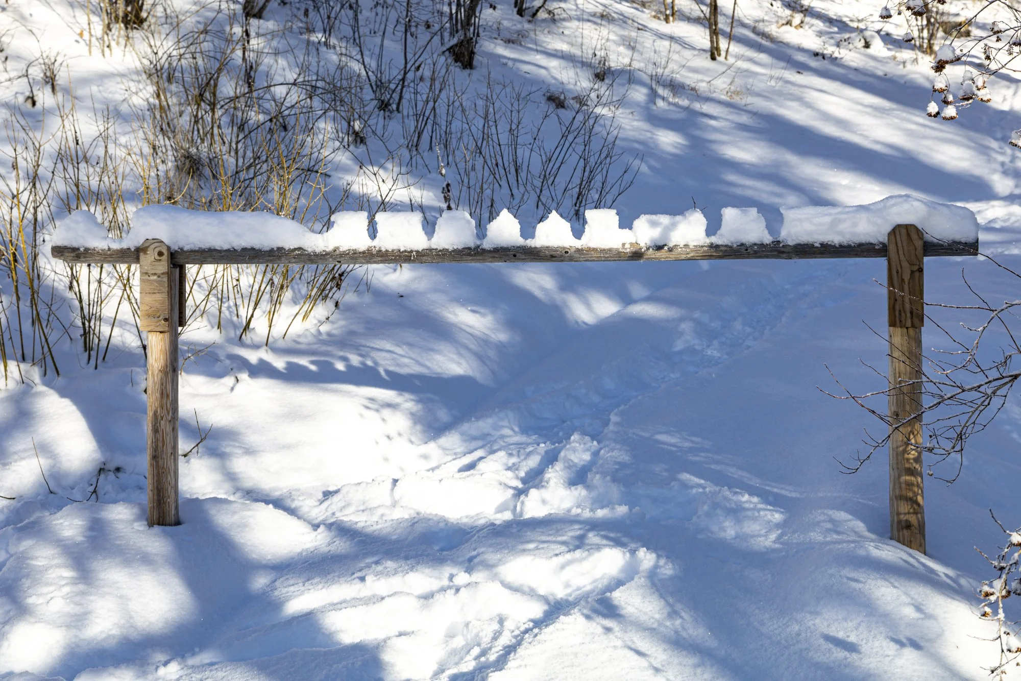 Snow Town at Linderhof Palace