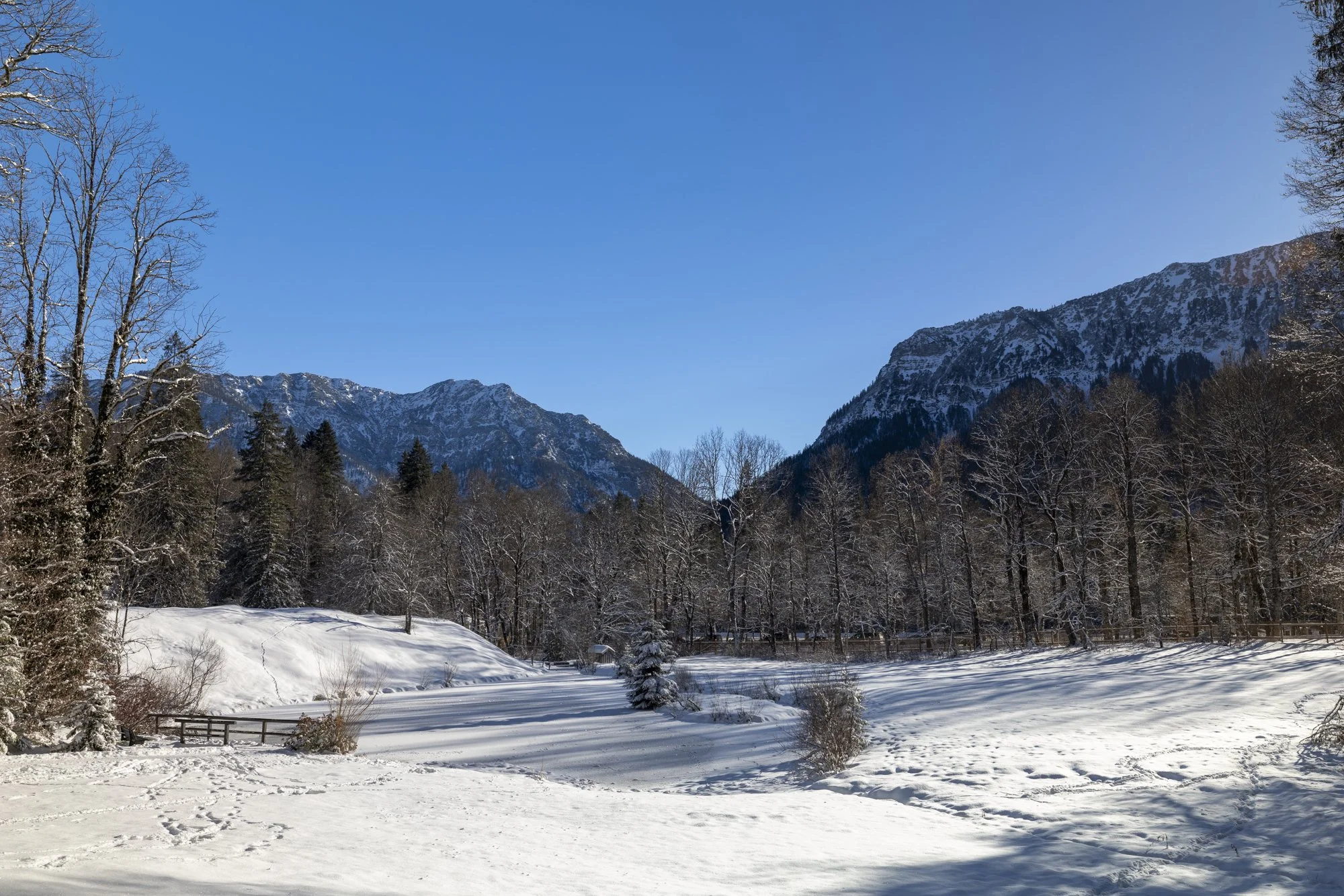 Landscape at Linderhof Palace