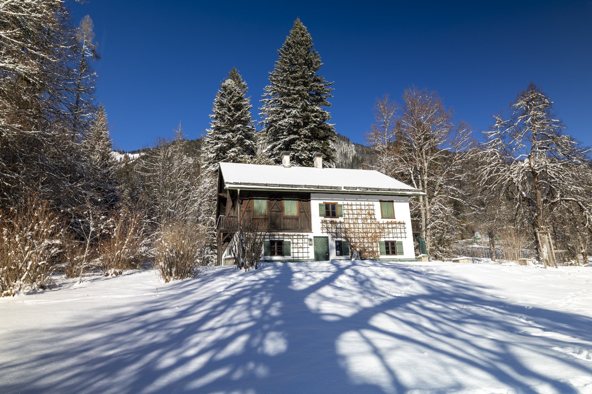 The original hunting lodge at Linderhof Palace