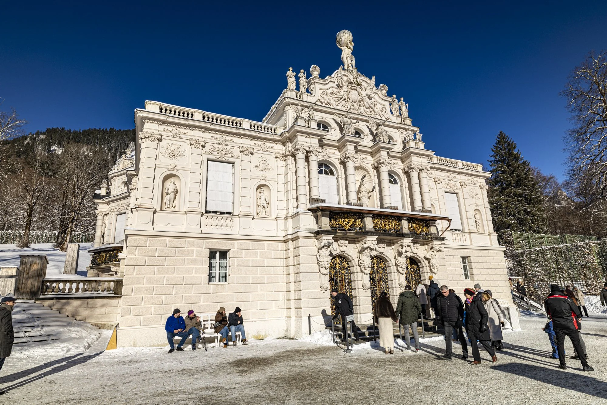 Linderhof Palace built by King Ludwig II