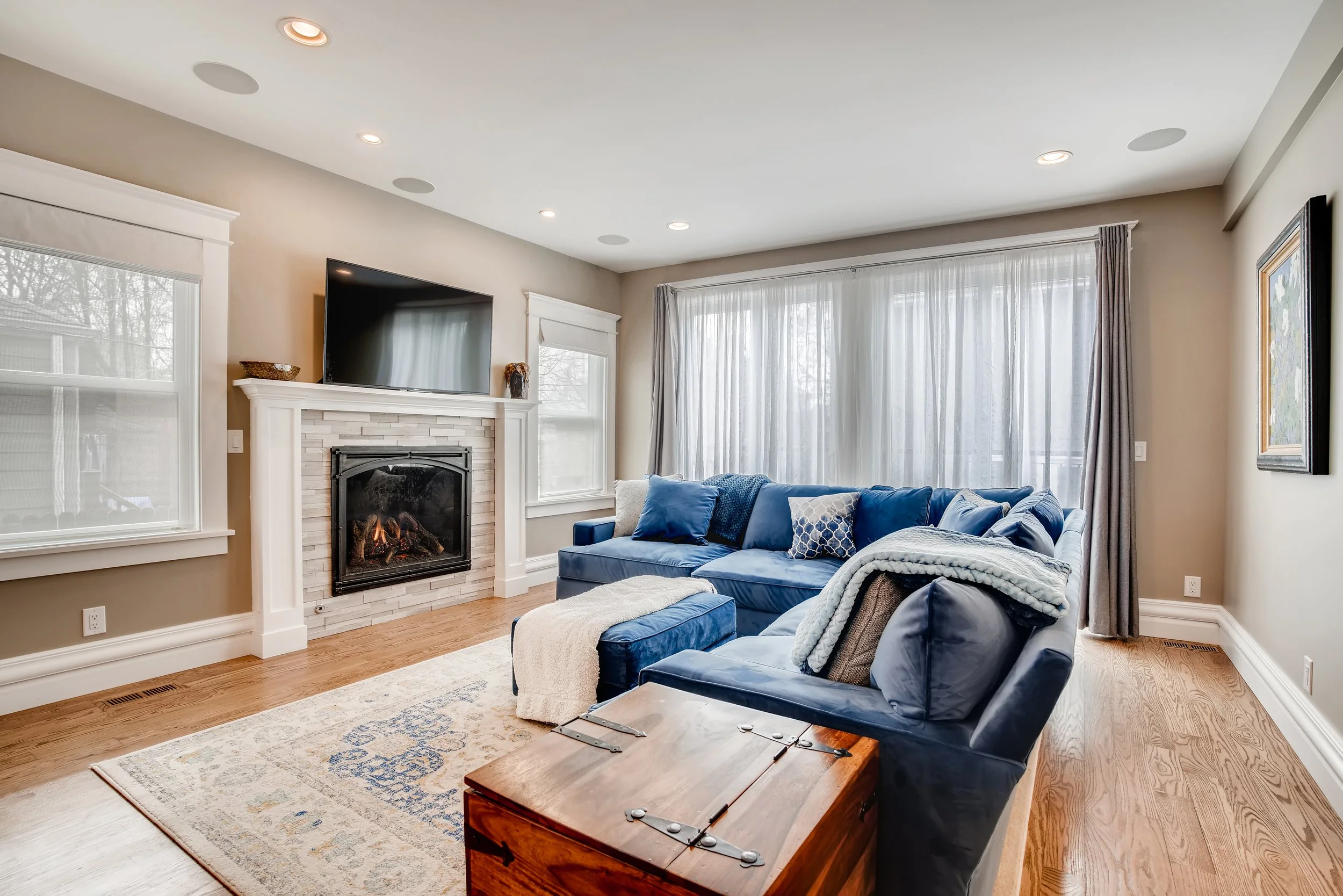 Denver interior living room redesign
