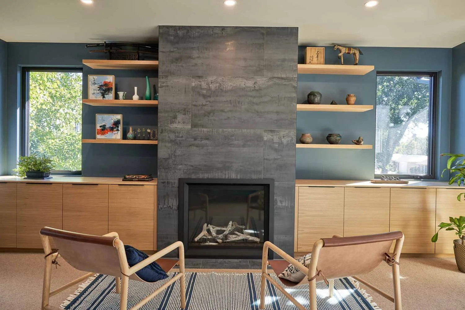 Forest St Builders Custom Living Room
