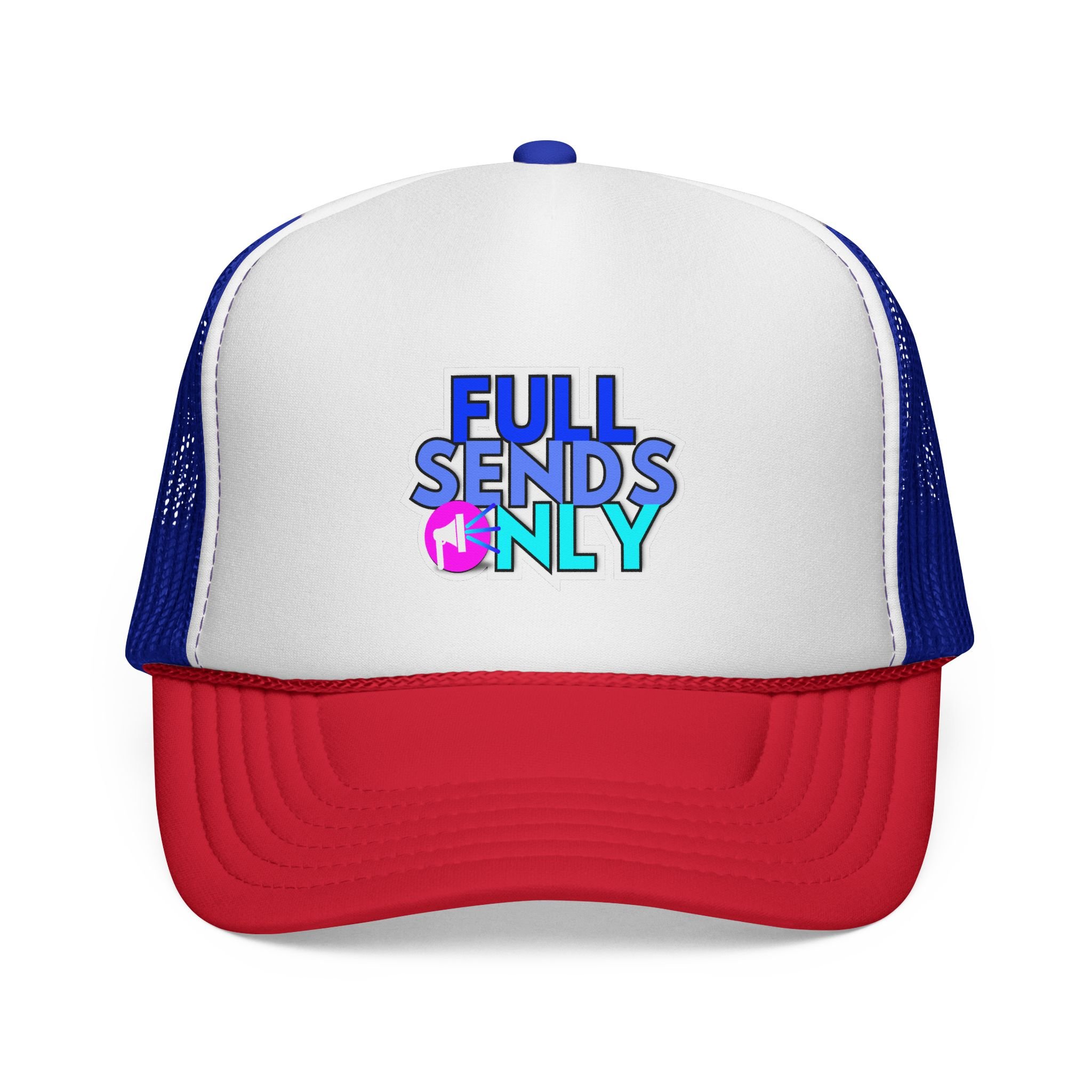 Full Sends Only - Hat, Trucker Style with Mesh Snap Back