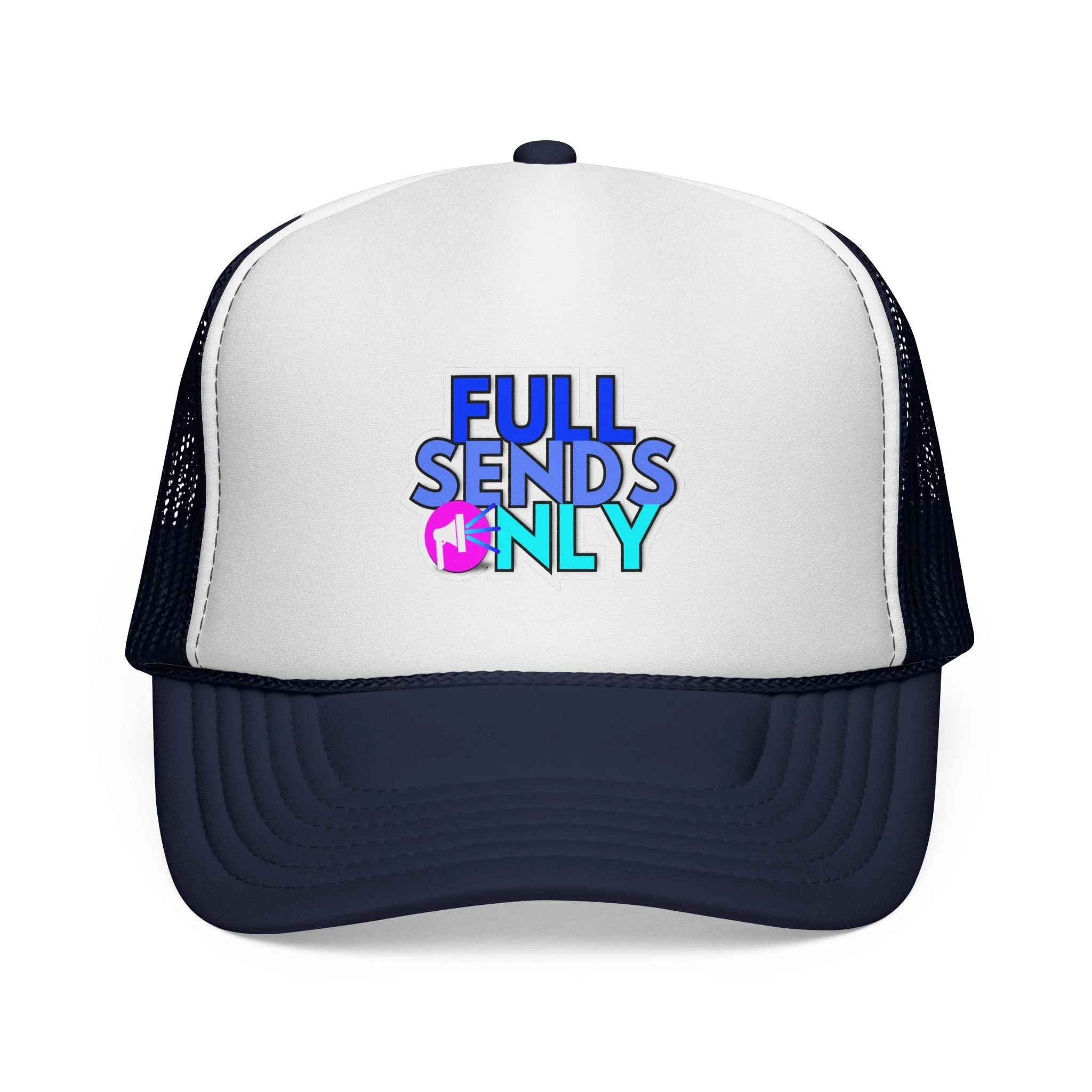 Full Sends Only - Hat, Trucker Style with Mesh Snap Back