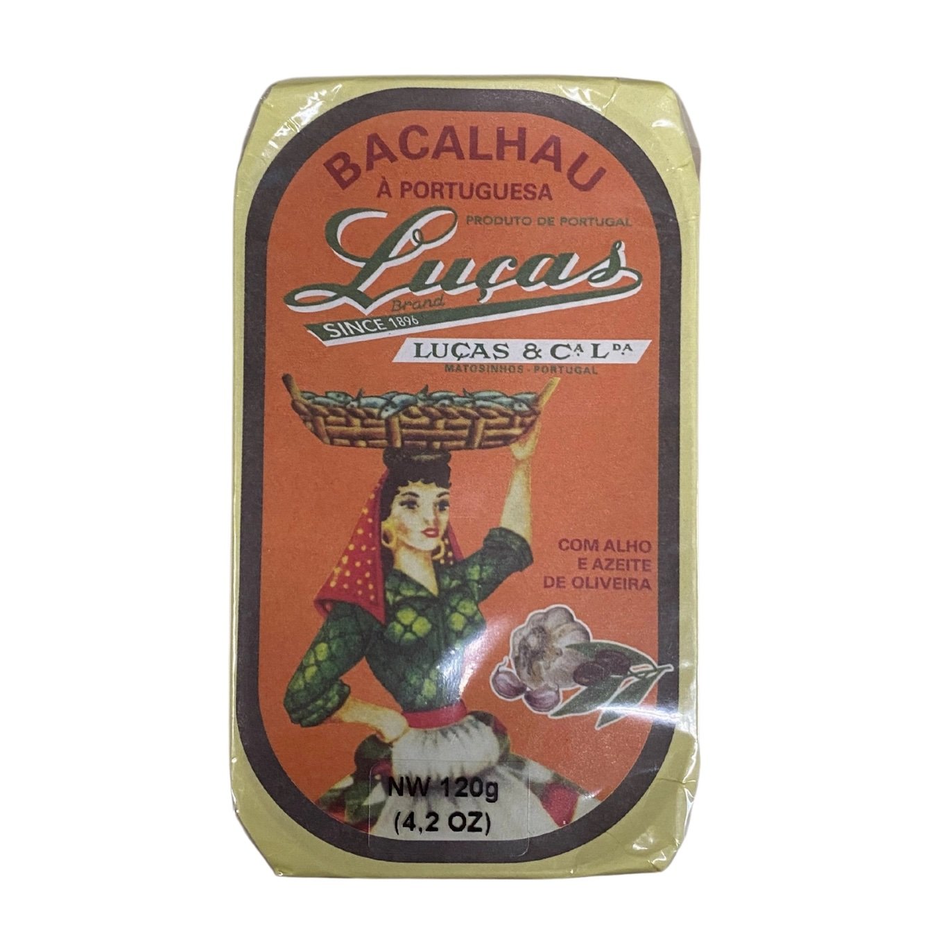 Lucas Codfish in Olive Oil and Garlic
