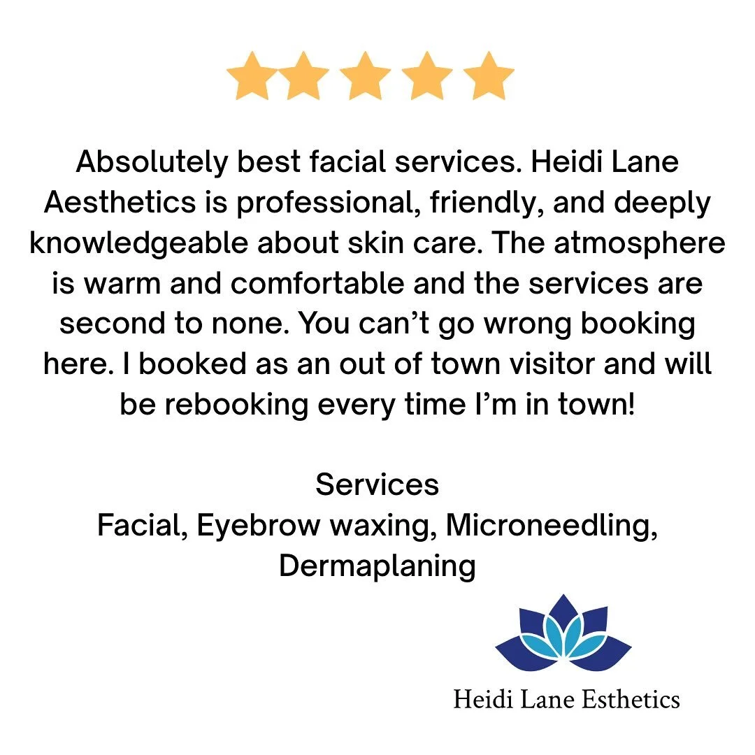 Client testimonial 💕 🙏

#heidilaneesthetics #boisedayspa #boisefacials #boiseesthetician