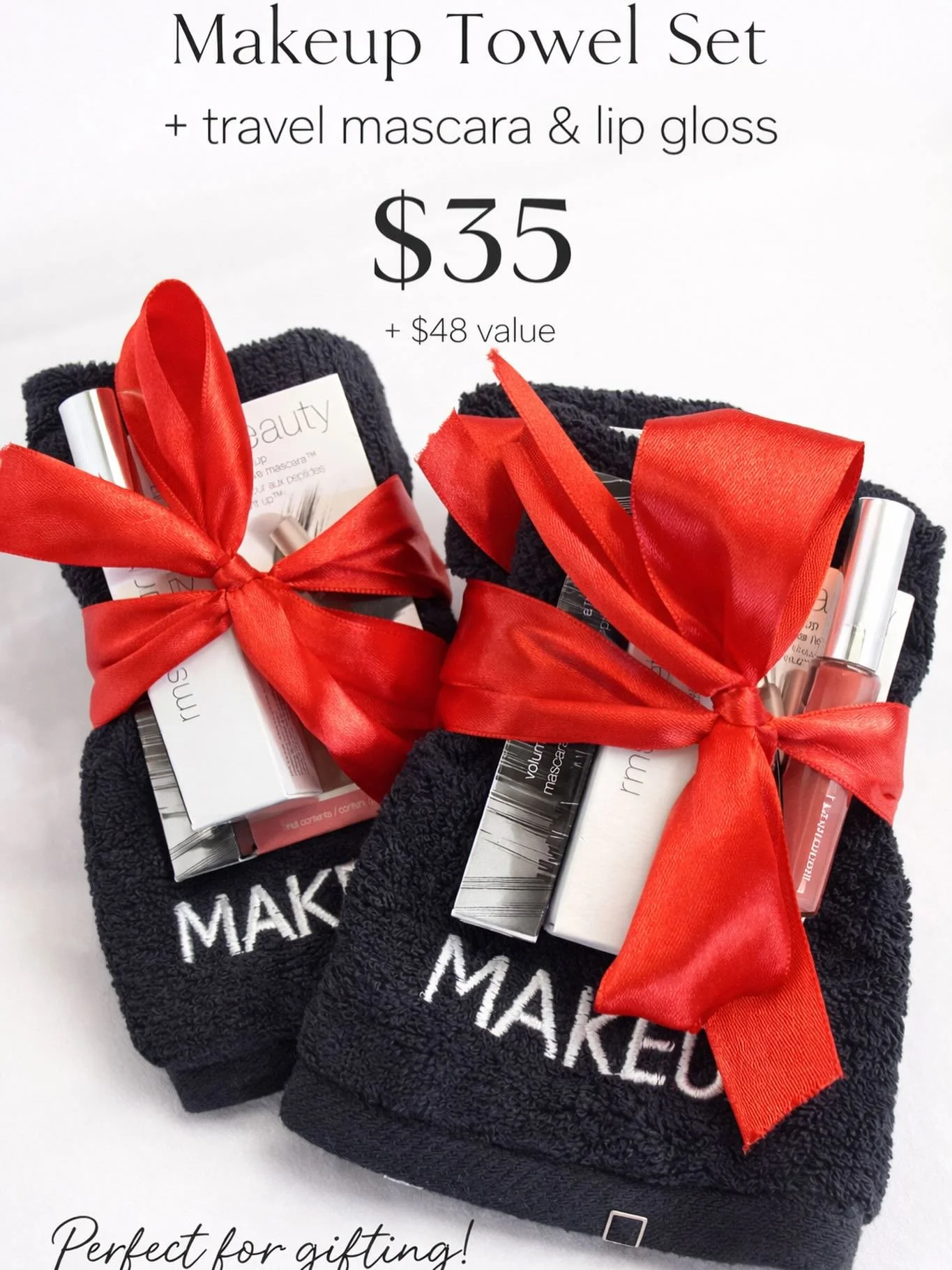 Our makeup towel bundle is so cute 💕 here for Valentine's Day! ❤️
$35 ($48 value)
Our favorites bundled together ☀️
Perfect for travel ✈️ 
Available in-house at the spas✨
Treat yourself ❤️Gift your friends 💝
✨ While supplies last.

#heidilaneesthet
