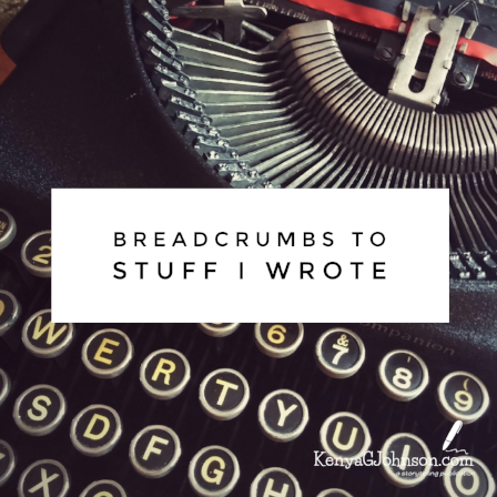 Breadcrumbs...