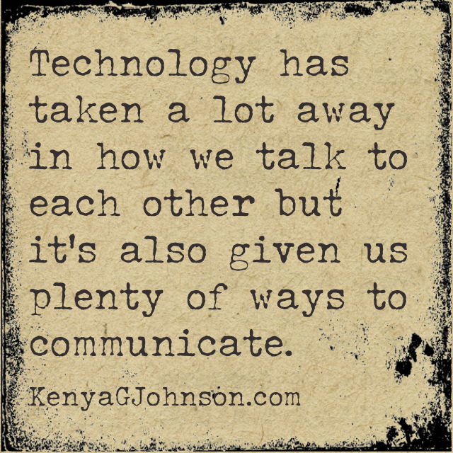 We've come this far by technology...