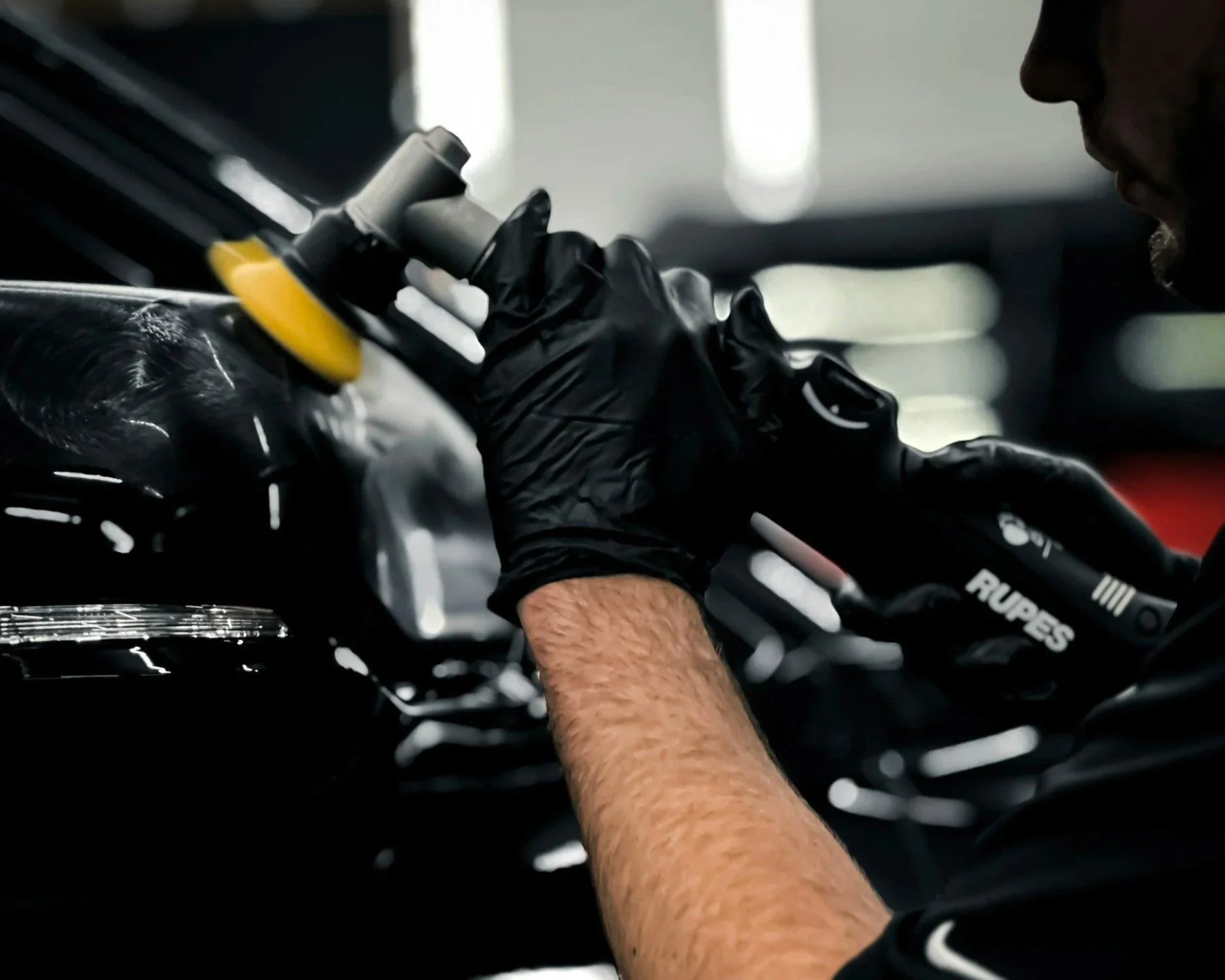 Paint Correction being performed by Galvan's Detailing in Red Oak, Texas.