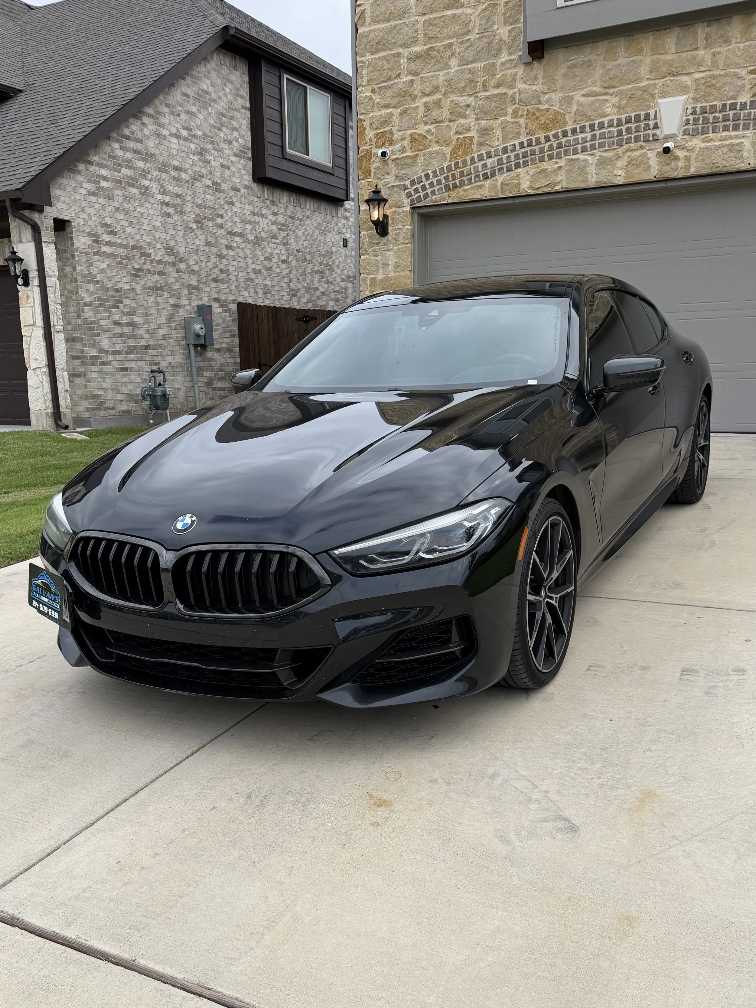 BMW after recieved our Standard Detail in the comfort of their driveway