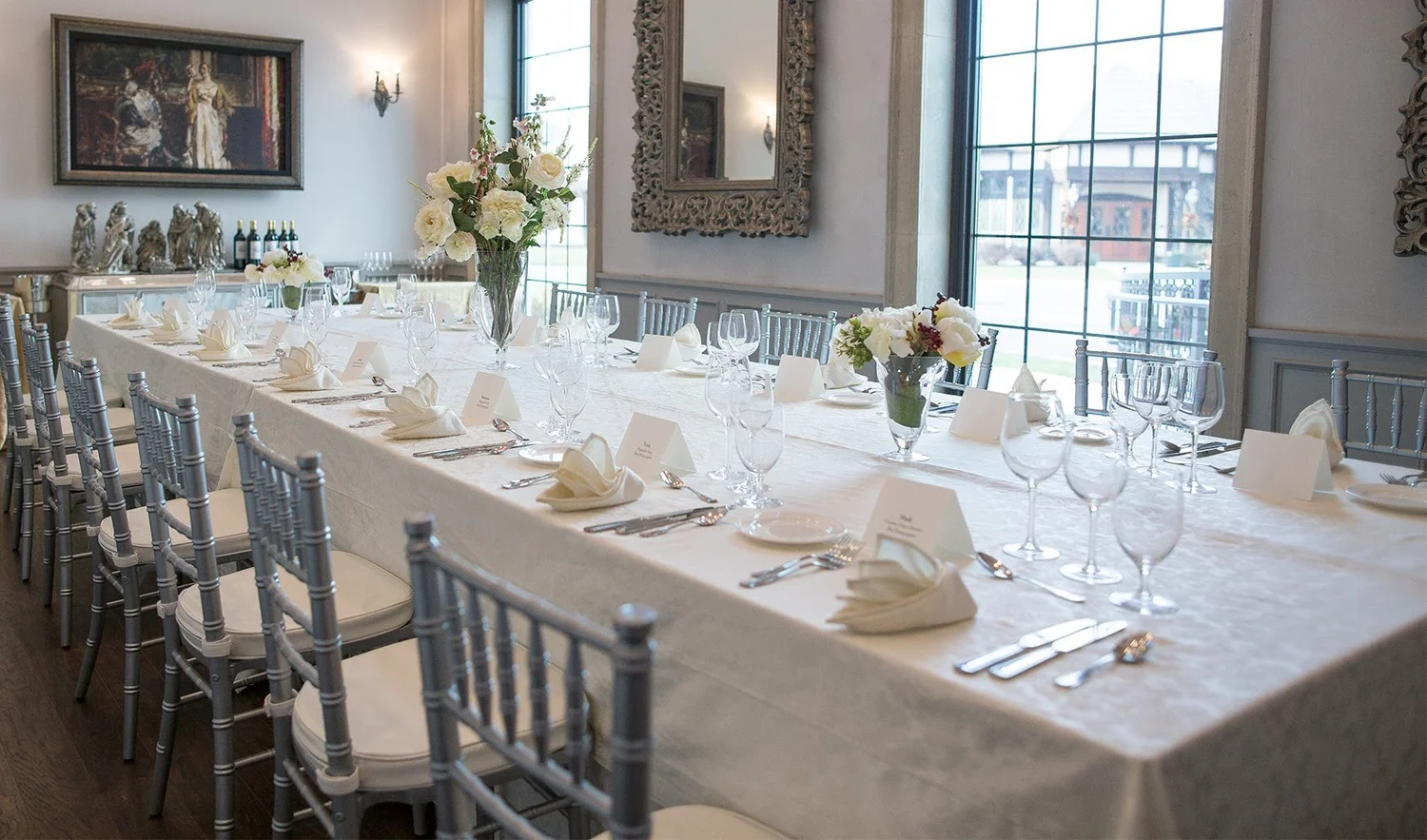 White Diamond Room at Chateau des Fleurs